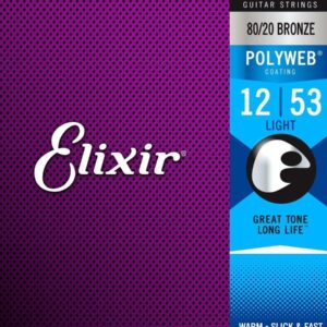 ELIXIR Acoustic 80/20 Bronze Polyweb Extra Light 10/47
