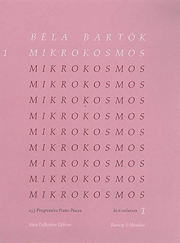 MIKROKOSMOS Béla Bartók volumes 1 bis 6 (Einzelausgabe)