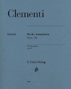 SECHS SONATINEN Muzio Clementi Opus 36, Urtext (G.Henle Verlag)