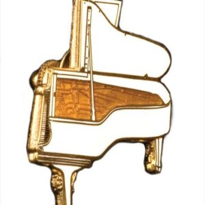 HARMONY Grand Piano Gold-White Pin